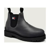 Sztyblety męskie - Tommy Jeans Skórzane sztyblety CHELSEA - miniaturka - grafika 1