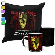 Gadżety dla niej i dla niego - ZESTAW KUBEK MAGICZNY ZMIENIAJĄCY KOLOR + POSZEWKA MOTO FERRARI + IMIĘ - miniaturka - grafika 1