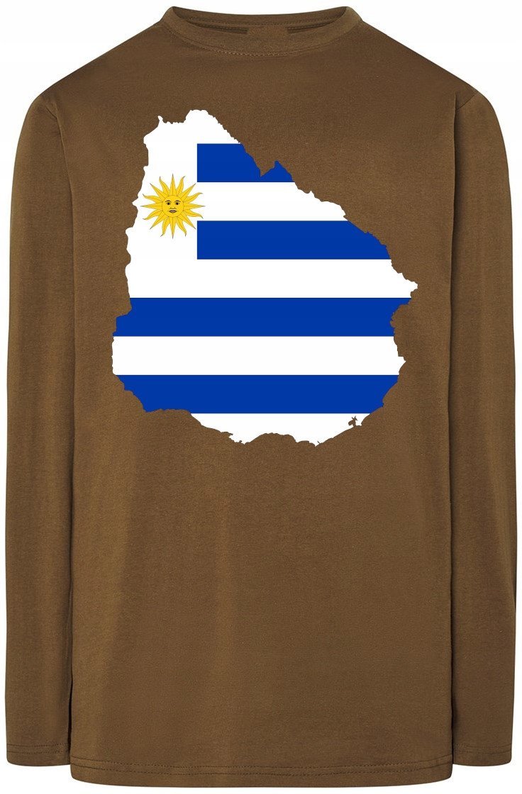 Urugwaj Męska Modna Bluza LongsleeveNadruk R.XL