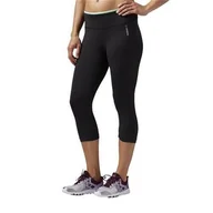 Spodnie sportowe damskie - Spodnie treningowe damskie Reebok Workout Ready Capri W - miniaturka - grafika 1