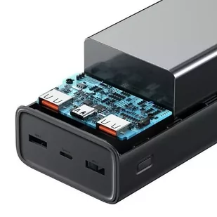 USAMS Powerbank PB68 30000mAh 65W QC3.0+PD Fast Charge + kabel USB-C/USB-C 100W czarny/black ATXLOGTC01 (US-CD185) - Powerbanki - miniaturka - grafika 3