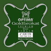 Struny gitarowe  - OPTIMA Goldbrokat Premium Violin E1 0.28 Ball End 1/16 - miniaturka - grafika 1