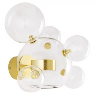 King Home Kinkiet CAPRI WALL XCW9148-1B King Home złota lampa z tylu design - Lampy ścienne - miniaturka - grafika 1