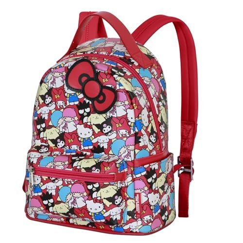 Karactermania Mały plecak unisex (1 szt.), Wielokolorowy Hello Kitty, Jeden rozmiar, Plecak FAN HS 2.2