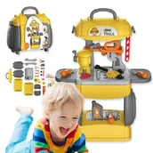 Mały majsterkowicz - Warsztat dla dzieci z narzędziami 3 w 1 - miniaturka - grafika 1