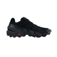 Buty trekkingowe męskie - Męskie buty do biegania Salomon Speedcross 6 black/black/phantom - 10 - miniaturka - grafika 1