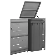 Kosze na śmieci - FENIKS vidaXL Osłona na 1 69x77,5x115 cm stal nierdzewna 149566 - miniaturka - grafika 1