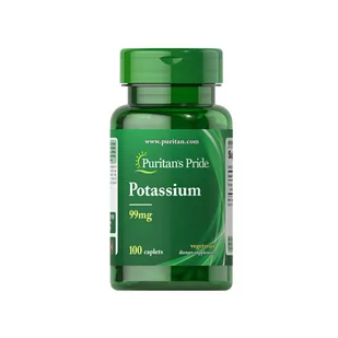 Puritan's Pride Potassium 99mg - 100 caps - Potas - Witaminy i minerały dla sportowców - miniaturka - grafika 1
