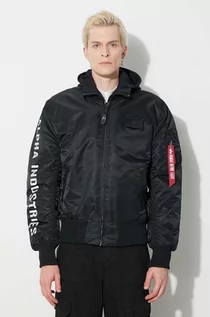 Kurtki męskie - Alpha Industries kurtka MA-1 D-Tec SE męska kolor czarny przejściowa 133104.285 - grafika 1