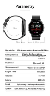 Gravity GT1-11 Biały - Smartwatch - miniaturka - grafika 5