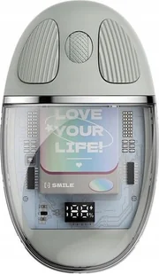 Pan i Pani Gadżet Mysz Cicha Ergonomiczna Typ C Uniwersalna Szara - Myszki - miniaturka - grafika 1