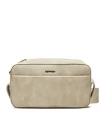 Nerki - Calvin Klein Saszetka Ck Refined Camera Bag Nubuck K50K512748 Beżowy - miniaturka - grafika 1