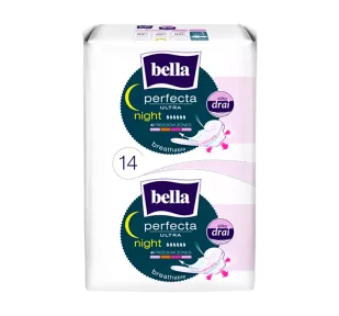 Bella Perfecta Night Drainette Duopack 14szt - Podpaski - miniaturka - grafika 1