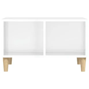 Lumarko Stolik kawowy, biały o wysokim połysku, 60x50x36,5 cm - Ławy i stoliki kawowe - miniaturka - grafika 6