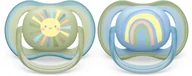 Smoczki uspokajające - Philips AVENT ultra air SCF085/58 Soother, Classic baby pacifier, Orthodontic, Silicone, Boy/Girl, Dishwasher proof - miniaturka - grafika 1