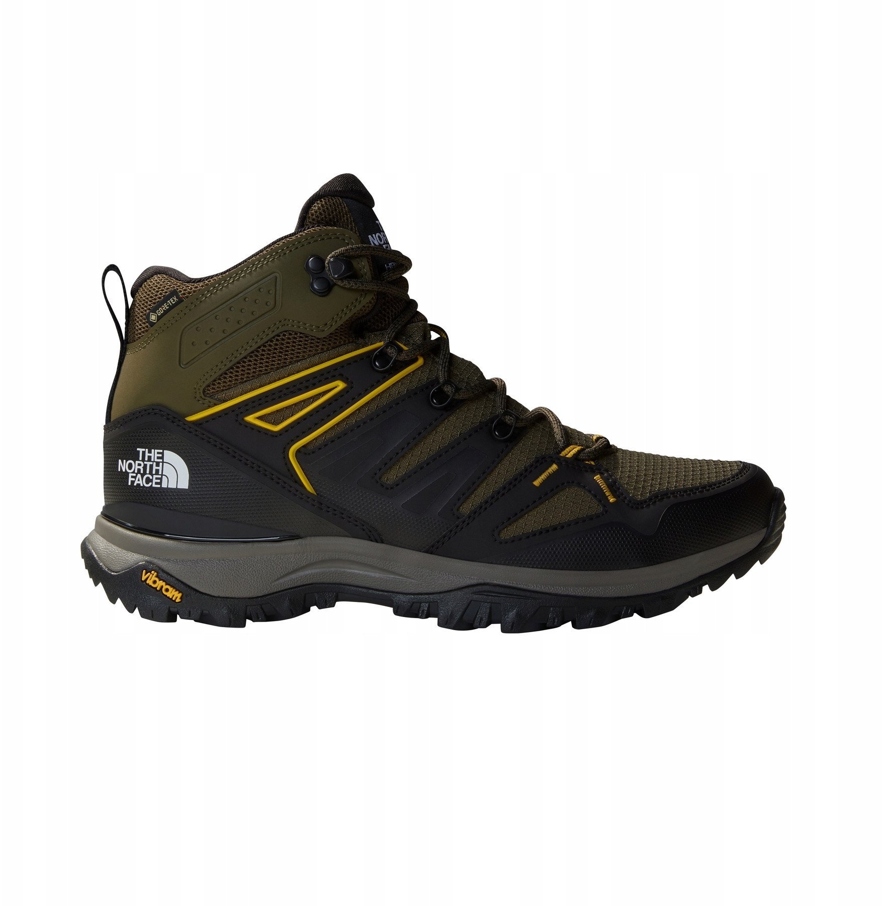 Buty hedgehog mid GTX w kolorze taupe green-tnf black rozmiar US 12 45,5 - THE NORTH FACE