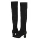 Kozaki Czarne 9-25521-41 044 Black Stretch (CP375-a) Caprice - Kozaki damskie - miniaturka - grafika 1