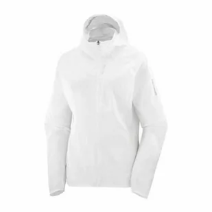 Kurtka Salomon Bonatti Cross Wind FZ Hoodie W White - Kurtki i kamizelki sportowe damskie - miniaturka - grafika 1