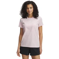 Koszulki i topy damskie - Damski t-shirt z nadrukiem Under Armour Campus Core Ss - różowy - miniaturka - grafika 1