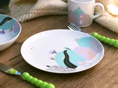 Miseczki i talerzyki dla dzieci - Garnitur dziecięcy (3 el.) Lubiana - Roma 0350 "Domek Misia" - miniaturka - grafika 1