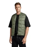 Kurtki męskie - G-STAR RAW Meefic Sqr Quilted Vest Kurtka Mężczyźni, Green (lt hunter B958-8165), M - miniaturka - grafika 1