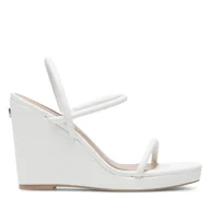 Sandały damskie - Sandały Nine West WFA2624-1 Biały - miniaturka - grafika 1