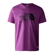 Koszulki sportowe męskie - Koszulka The North Face Berkeley California 0A55GELV11 - fioletowa - miniaturka - grafika 1