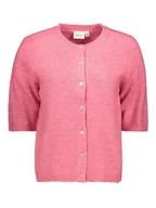 Swetry damskie - Vila Kardigan "Vidainty" w kolorze różowym - miniaturka - grafika 1