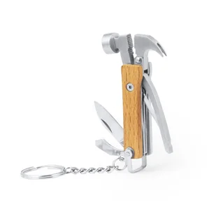 Narzędzie wielofunkcyjne, 7 funkcji, brelok do kluczy neutralny - Breloki - miniaturka - grafika 1