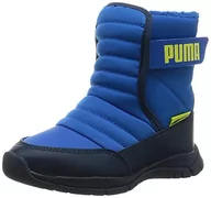 Buty dla dziewczynek - PUMA Unisex buty dziecięce Nieve WTR Ac Ps Sneaker, Przyszły niebieski - 34 EU - miniaturka - grafika 1