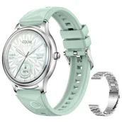 Smartwatch - COLMI L28 Srebrno-zielony - miniaturka - grafika 1