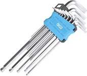 Zestawy narzędziowe - BGS Technic Klucze imbus 0.05"-3/8" mm z kulką, 13 szt. B.9801 - miniaturka - grafika 1