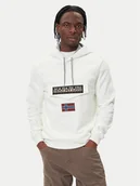 Bluzy męskie - Napapijri Bluza Burgee Wint 4 NP0A892T Beżowy Regular Fit - miniaturka - grafika 1