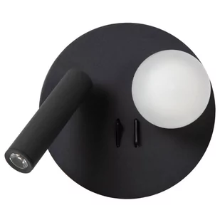 Lampa na ścianę Matiz 77286/02/30 Lucide LED 3,7W+3,8W 3000K czarny biały - Lampy ścienne - miniaturka - grafika 1