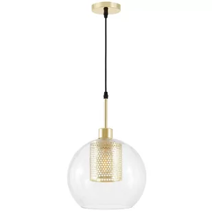 NOWOCZESNA LAMPA WISZĄCA KLASYCZNE ZŁOTO NET W1 - Lampy sufitowe NOWOCZESNA LAMPA WISZĄCA KLASYCZNE ZŁOTO NET W1 - Lampy sufitowe - miniaturka - grafika 1