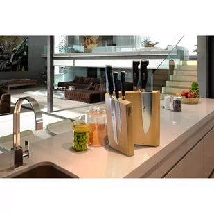 Magnetyczny Blok Na Noże Z Drewna Bukowego Grand Prix Artelegno - Noże kuchenne - miniaturka - grafika 5