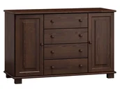 Komody - Komoda drewniana sosnowa nr36 g42 orzech - miniaturka - grafika 1