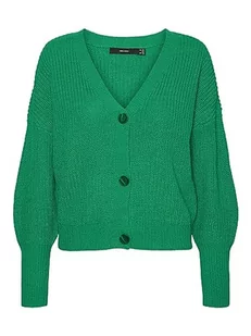 VERO MODA Damski kardigan Vmlea Ls V-Neck Cuff Noos, jasnozielony, XS - Swetry damskie - miniaturka - grafika 1