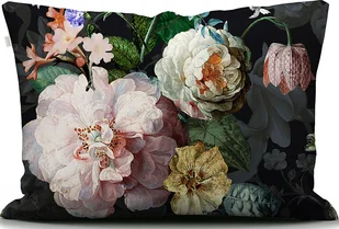 Poszewka na poduszkę Fleur Festive 60 x 70 cm czarna - Pościel - miniaturka - grafika 1