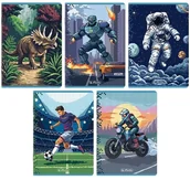 Zeszyty szkolne - Herlitz Zeszyt A516k kratka Pixel (20szt) Heriltz - zeszyt - miniaturka - grafika 1