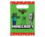 Opakowania i torebki na prezenty - Torebki Papierowe Minecraft 4 Szt - miniaturka - grafika 1