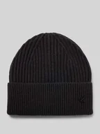 Czapki damskie - Czapka wełniana z imitacji dzianiny model ‘Metal’ - miniaturka - grafika 1