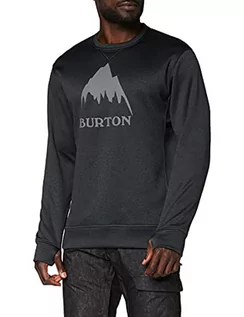 Bluzy męskie - Burton bluza M Oak Crew True Black Heather 001) rozmiar M - grafika 1