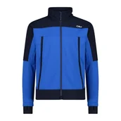 Kurtki męskie - CMP - Męska kurtka z kapturem na stałe, sparowana kurtka softshellowa, szafirowa, 56 - miniaturka - grafika 1