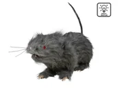 Halloween - Dekoracja świecący Szczur - 30 cm - 1 szt. - miniaturka - grafika 1