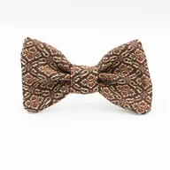 Krawaty i muchy męskie - Mucha Thai Style Bordo - miniaturka - grafika 1