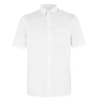 Koszule męskie - Biała koszula z krótkim rękawem Pierre Cardin, Rozmiar 4XL - miniaturka - grafika 1