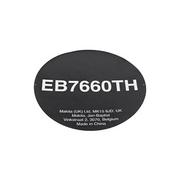 Plecaki - Makita 808X24-2 etykieta nr modelu do dmuchawy plecakowej EB7660TH - miniaturka - grafika 1