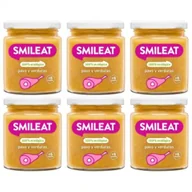 Dania dla dzieci - Smileat Słoiczek z ekologicznym indykiem i warzywami po 6 miesiącu Zestaw 6 x 230 g Bio - miniaturka - grafika 1