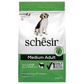 Sucha karma dla psów - Schesir Dog Medium Adult, jagnięcina - 3 kg - miniaturka - grafika 1